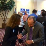 Johanna speaks with Senator Hill